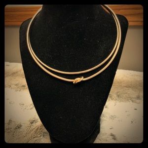 Gold tone Choker Set